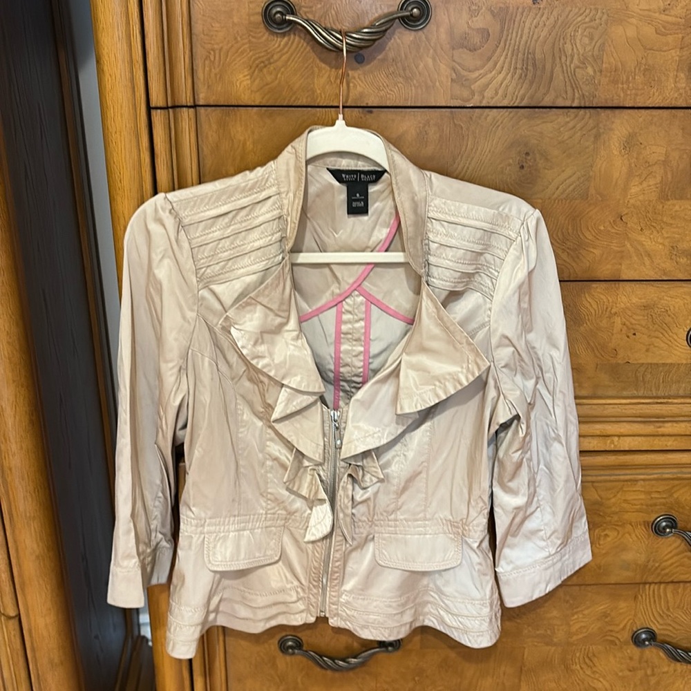 WHBM satin jacket